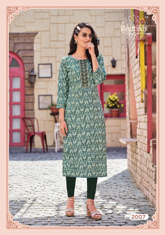 Radhika Pahel Vol 2 Ethnic Wear Wholesale Designer Kurtis Catalog